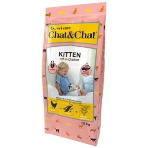 Chat&Chat - კნუტის საკვები, ქათმის ხორცი 14 კგ