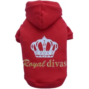 ჰუდი ,,Royal Divas", წითელი, ზომა :S