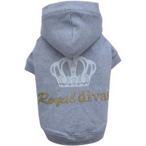 ჰუდი ,,Royal Divas", ნაცრისფერი, ზომა :S