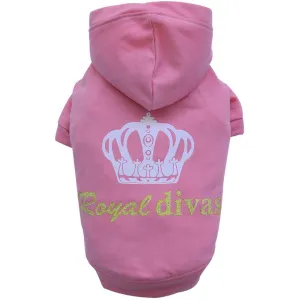 ჰუდი ,,Royal Divas", ვარდისფერი, ზომა :S