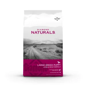 Diamond Naturals - ბატკანი და ბრინჯი, დიდი ჯიშის ლეკვისთვის 15კგ