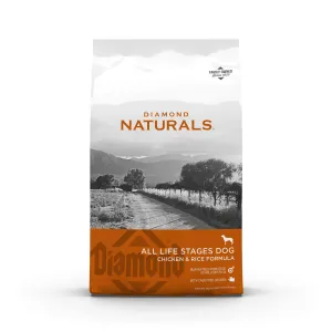 Diamond Naturals - ქათამი და ბრინჯი, ყველა ასაკის ძაღლისთვის 15კგ