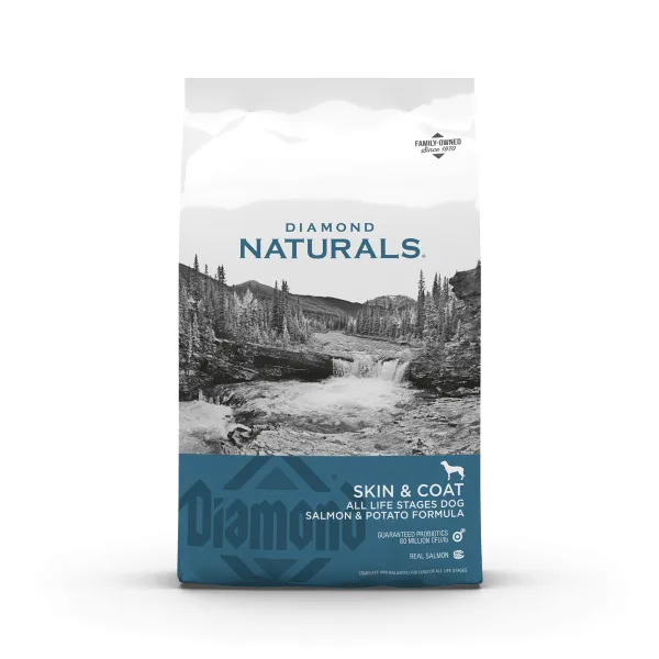 Diamond Naturals - ორაგული და კარტოფილი, კანისა და ბეწვის ჯანმრთელობისთის 15კგ
