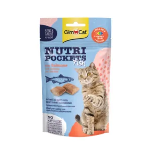GimCat - NUTRI POCKETS WITH SALMON 60G
