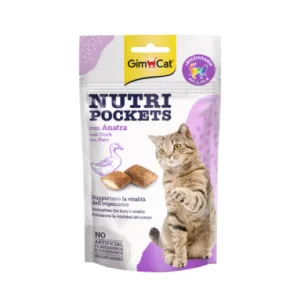 GimCat - NUTRI POCKETS WITH DUCK 60G