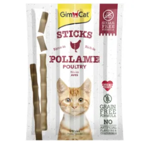 GimCat - STICKS POULTRY 4 sticks