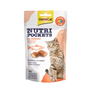 GimCat - NUTRI POCKETS WITH SALMON 60G