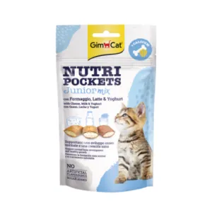 GimCat - NUTRI POCKETS JUNIOR MIX 60G
