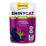 Gimcat - Shinycat ჟელე, ტუნა კრევეტებით 70 გრ
